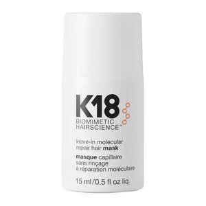 K18 Leave-In Moleculer Repair Hair Mask 15 ml / 0.5 oz- New in Box